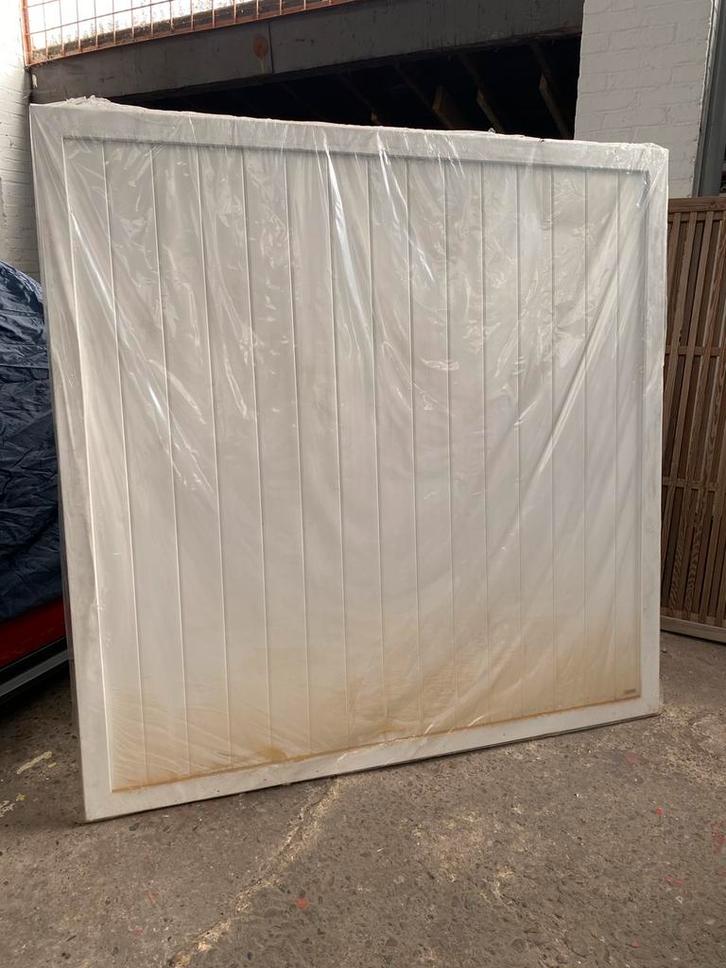 Clothes de jardin en PVC blanc, Jardin & Terrasse, Clôtures de jardin, Comme neuf, Synthétique, Enlèvement