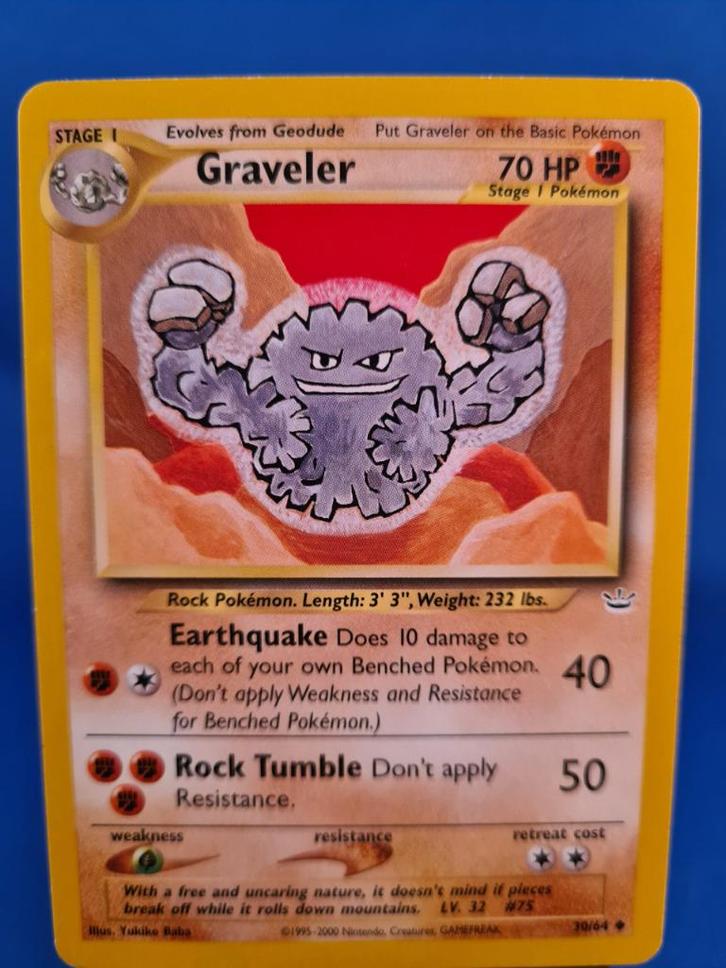 Graveler 30/64 - Neo Revelation, Hobby en Vrije tijd, Verzamelkaartspellen | Pokémon, Gebruikt, Verzenden