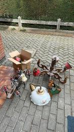 Oude vintage lampen (4 stuks), Ophalen, Gebruikt