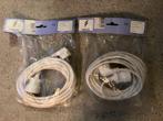 Verlengsnoer 5M 2stuks, Doe-het-zelf en Bouw, Elektriciteit en Kabels, Ophalen of Verzenden, Nieuw, Kabel of Snoer