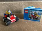 Lego City 30010 Brandweerman met quad, Verzenden, Zo goed als nieuw, Complete set, Lego