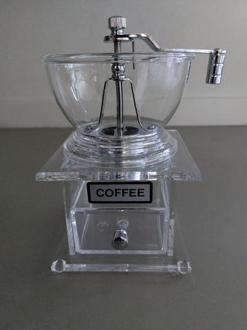 nieuwe transparante koffiemolen beschikbaar voor biedingen