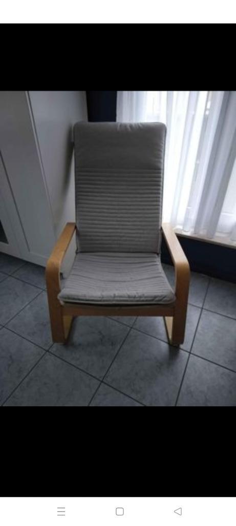 Ikea schommel stoel, Maison & Meubles, Chaises, Utilisé, Une, Autres couleurs, Enlèvement