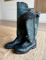 Warme lederen laarzen Mexx mt 42, Kleding | Dames, Schoenen, Hoge laarzen, Mexx, Blauw, Ophalen of Verzenden