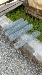 Gegalvaniseerde gaasdraad - 4 stukken van 50cm hoogte, Tuin en Terras, Gaas en Draad, Ophalen, Gebruikt