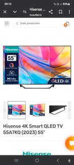 Qled TV Hisense 55", Audio, Tv en Foto, Televisies, Ophalen, QLED, Nieuw, 100 cm of meer