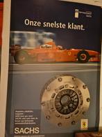 Poster ferrari f1 Sachs, Verzamelen, Ophalen of Verzenden, Sport, A1 t/m A3, Rechthoekig Staand