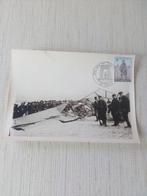 Belgique grande carte photo obliteration de panne, Autre, Avec timbre, Affranchi, Envoi