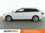 Skoda Superb 1.8 TSI Style (bj 2016, automaat), Auto's, Skoda, Zwart, 1505 kg, Wit, Leder