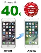 Réparation écran iPhone 8 à 40€ Garantie 6 mois Verre trempé, Apple iPhone, Ophalen