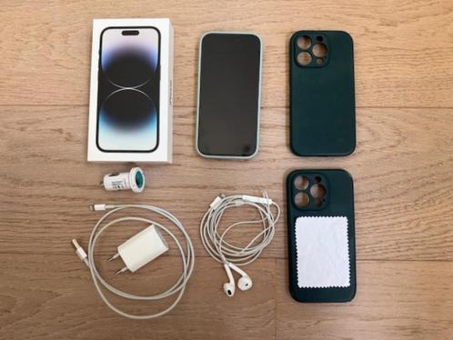 iPhone 14 pro 256gb in perfecte staat + accessoires, Telecommunicatie, Mobiele telefoons | Apple iPhone, Zo goed als nieuw, 256 GB