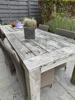 Teak tuintafel 8 personen, Tuin en Terras, Ophalen, Gebruikt, Rechthoekig, Hout