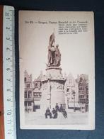 Kleine Erekaart Carte d'Honneur Brugge Bruges Statue Breydel, Ophalen of Verzenden, 1920 tot 1940, Ongelopen, West-Vlaanderen
