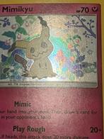 Mimikyu SM Black Star Promo, Ophalen of Verzenden, Zo goed als nieuw, Losse kaart