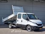 Iveco Daily 35C14 Open Laadbak Dubbel Cabine Dubbellucht 3,5, Auto's, Bestelwagens en Lichte vracht, Stof, Gebruikt, Euro 6, Iveco