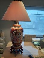 Grote chinese vaas met lamp en op voet met afstandsbediening, Huis en Inrichting, Lampen | Tafellampen, Ophalen, Zo goed als nieuw