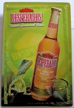 Metalen Reclamebord van Desperados Bier in reliëf -20x30cm., Collections, Marques & Objets publicitaires, Envoi, Panneau publicitaire