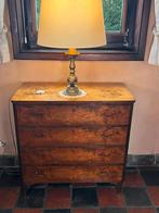 Vintage houten ladekast – 4 lades – mooie klassieke stijl, Huis en Inrichting, Kasten | Ladekasten, Ophalen, Gebruikt, 50 tot 100 cm