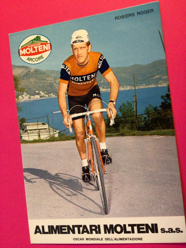 wielerkaart 1974 team molteni roger rosiers, Enlèvement ou Envoi, Comme neuf