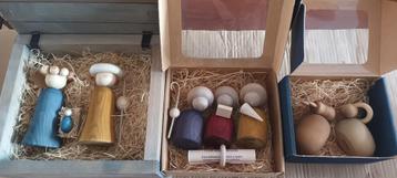 Houten kerststalfiguren, Verzamelen, Ophalen of Verzenden, Nieuw, Beeld(je)