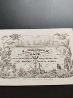 Scheepsmakelaar, Gent litho, Antiek en Kunst, Ophalen of Verzenden
