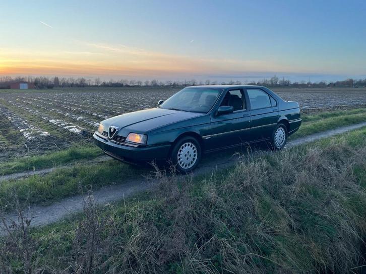 Alfa Romeo 164 2.0 TwinSpark, Auto's, Alfa Romeo, Particulier, Lichtmetalen velgen, Metaalkleur, Sportstoelen, Benzine, Berline