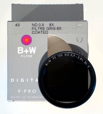 B+W 103 ND 0,9 F-pro grijsfilter 43mm beschikbaar voor biedingen