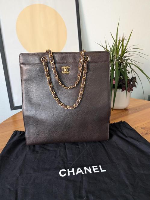 Sac vintage Chanel, rare, Bijoux, Sacs & Beauté, Sacs | Sacs Femme, Comme neuf, Sac à main, Brun, Enlèvement