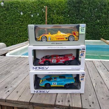 3 x 1/18 Norev Porsche beschikbaar voor biedingen