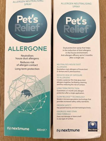 2 x Allergone Pet’s Relief tegen Allergieën beschikbaar voor biedingen