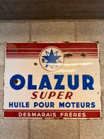 Emaille plaat van Olazur, Ophalen of Verzenden