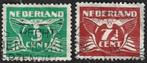 2 Postzegels Nederland 1941 Vliegende Duif, Postzegels en Munten, Postzegels | Nederland, Ophalen of Verzenden, Na 1940, Gestempeld