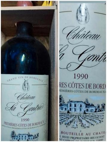 🍷🇨🇵 JÉROBOAM 5L🍷1990 CHÂTEAU La Gontrie 1ères Côtes beschikbaar voor biedingen
