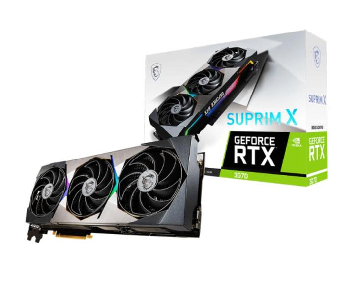 MSI GeForce RTX 3070 SUPRIM X 8G, Informatique & Logiciels, Cartes vidéo, Utilisé, Nvidia, HDMI, DisplayPort, Enlèvement ou Envoi
