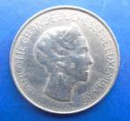 1962 Cinq francs luxembourgeois Grande Duchesse Charlotte, Verzenden, Metaal, Losse munt