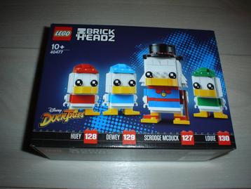 Lego Brick Headz 40477-Dagobert Duck, Kwik, Kwek & Kwak.
