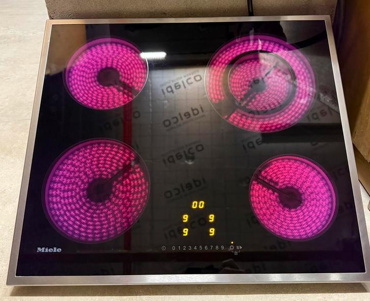 Miele keramische kookplaat KM6520FR in nieuwstaat, Elektronische apparatuur, Kookplaten, Zo goed als nieuw, Inbouw, Keramisch