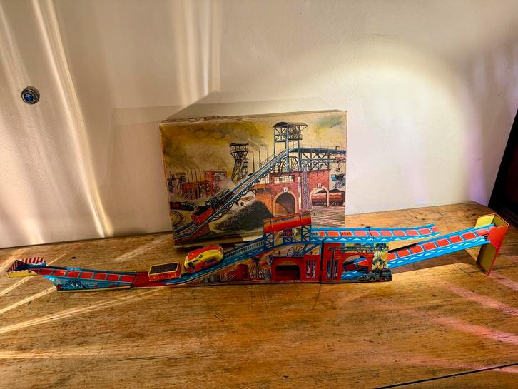 Jouet Ancien Technofix Nr 294 Train de la mine ! Complet !, Antiek en Kunst, Antiek | Speelgoed, Ophalen of Verzenden