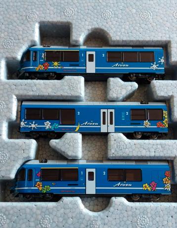 NLK 0814 KATO/NOCH RHÄTISCHE BAHN ALLEGRA 2 UITVOERINGEN  beschikbaar voor biedingen