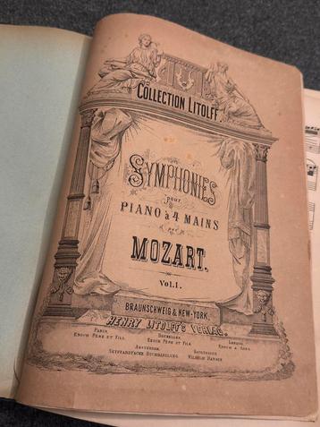 Symphonies pour piano à 4 mains (Mozart) beschikbaar voor biedingen