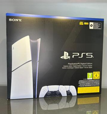 PLAYSTATION PS5 Digital Edition Slim 1 TB + 2 manettes Duals, Envoi, Neuf, Playstation 5