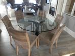 tafel, Huis en Inrichting, Tafels | Eettafels, Ophalen, 100 tot 150 cm, Design, Rond