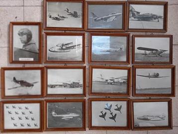 Zwart wit luchtfotografie vliegtuigen WWII & post war beschikbaar voor biedingen