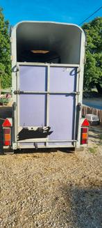 Super mooie unieke lila ifor williams trailer, Ophalen, Gebruikt, Aluminium, 1-paards trailer