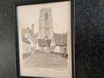 Pentekening uit 1975 van A.Van Belleghem, Antiquités & Art, Enlèvement