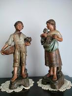 Antieke beeldjes met stempel, Verzamelen, Beelden en Beeldjes, Ophalen, Zo goed als nieuw