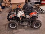 Quad 49cc Nitro Torino en helm van raven, 1 cilinder, 49 cc