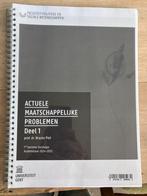 Actuele maatschappelijke problemen deel 1, Ophalen, Zo goed als nieuw