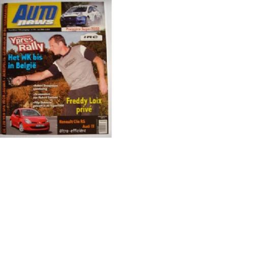 AUTOnews 175 Freddy Loix/Renault Clio RS/Audi TT, Boeken, Auto's | Folders en Tijdschriften, Zo goed als nieuw, Algemeen, Verzenden