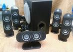 Logitech X-530 Speakers For 5.1 Channel Home PC, Informatique & Logiciels, Enceintes Pc, Enlèvement, Comme neuf, Canal audio 5.1